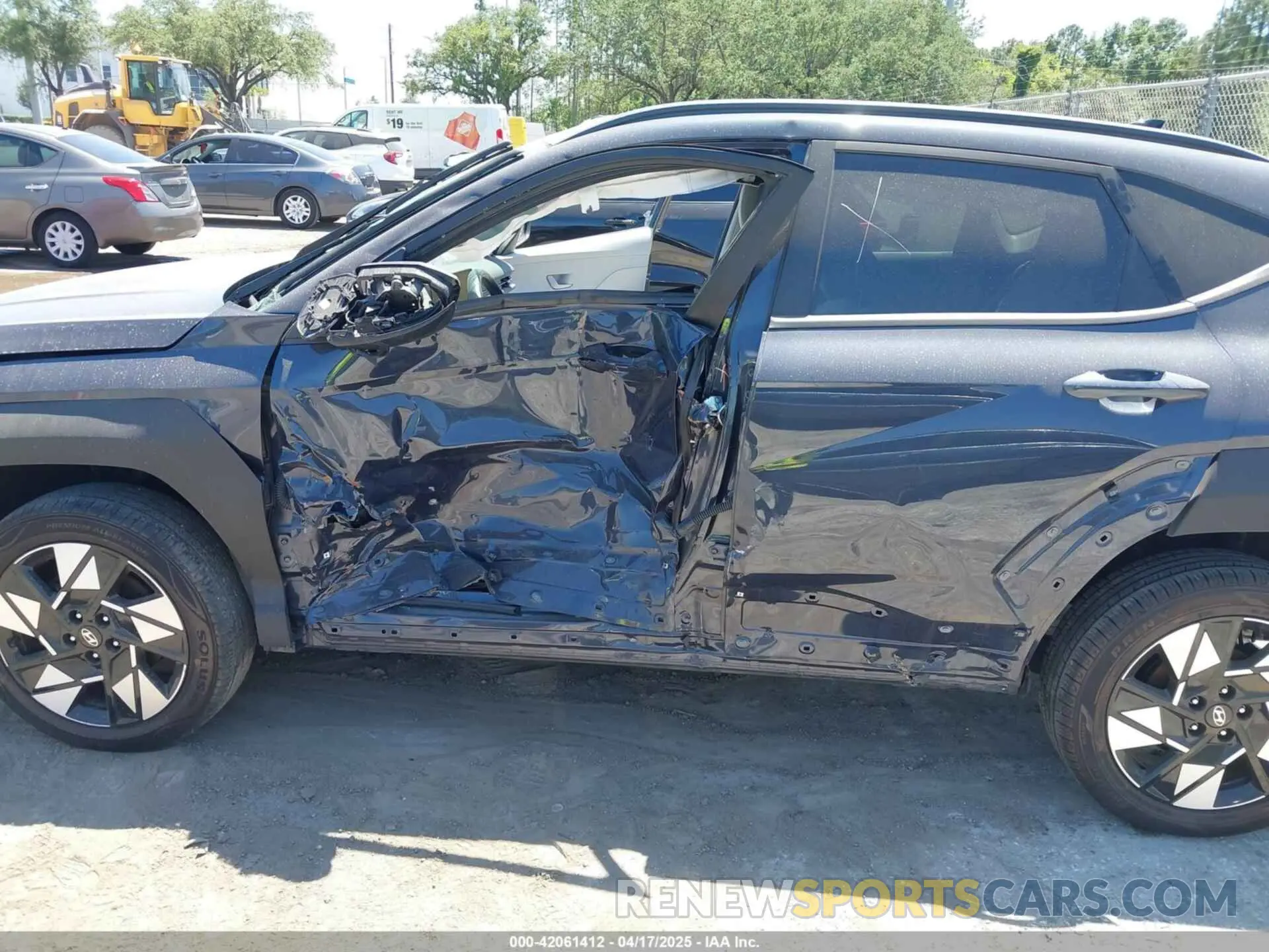 6 fotografías del automóvil dañado KM8HBCAB2RU115635 HYUNDAI KONA 2024