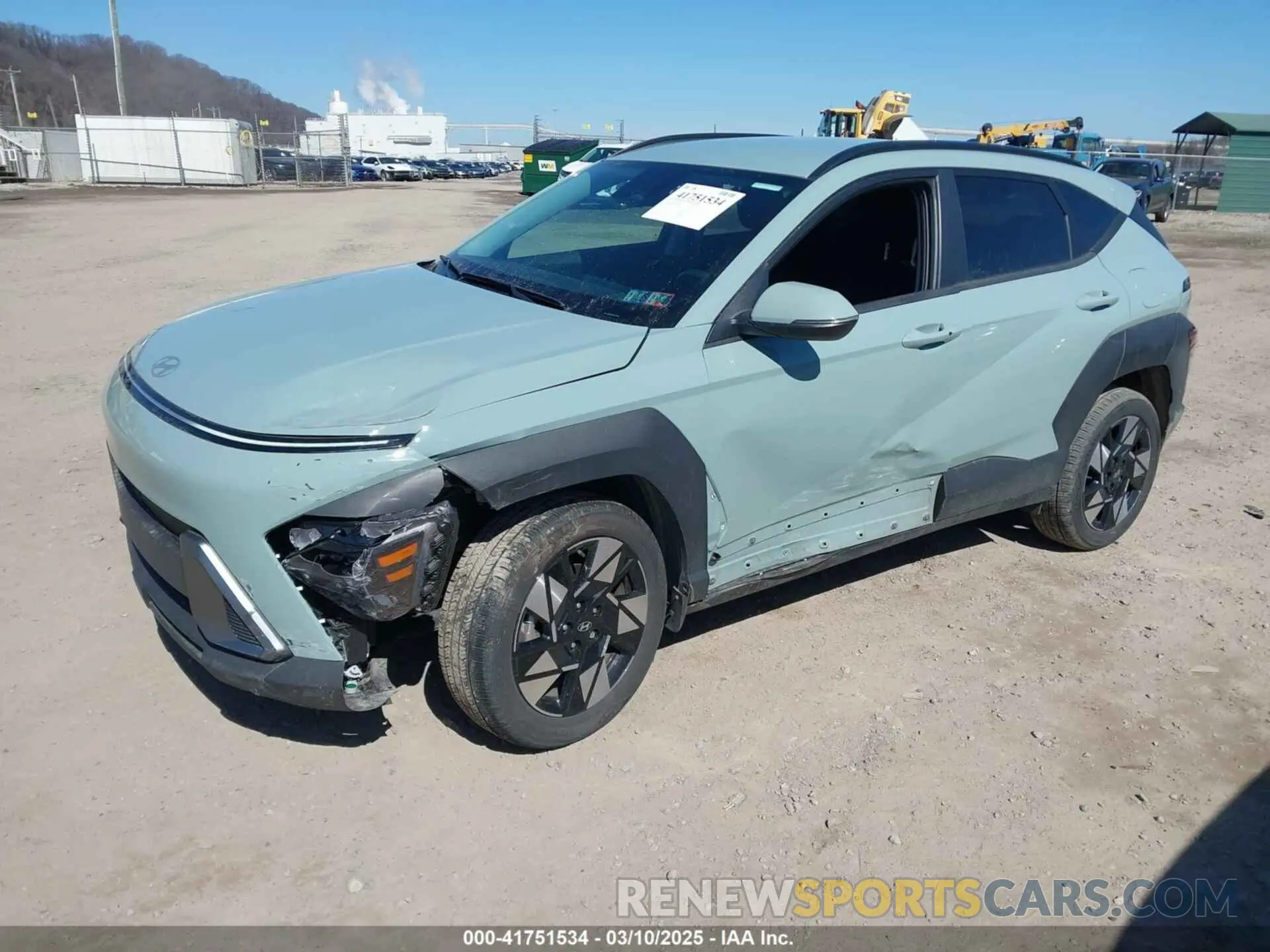 2 fotografías del automóvil dañado KM8HBCAB2RU118129 HYUNDAI KONA 2024