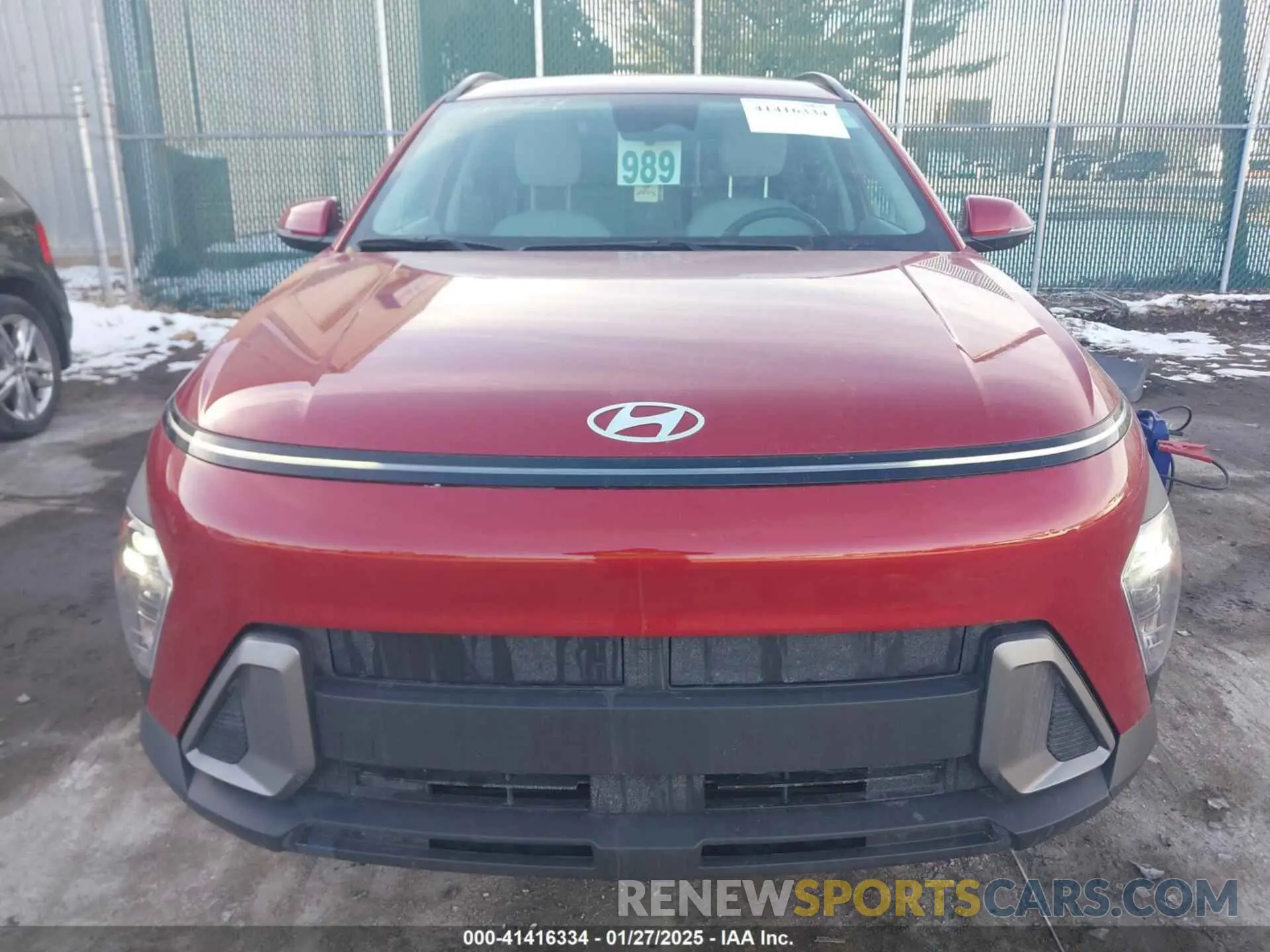 13 fotografías del automóvil dañado KM8HBCAB4RU077633 HYUNDAI KONA 2024