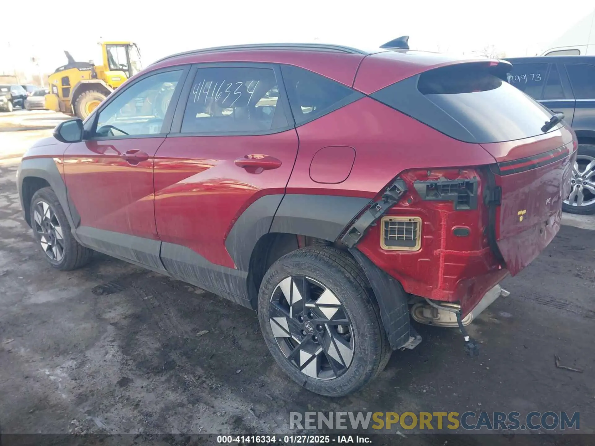 3 fotografías del automóvil dañado KM8HBCAB4RU077633 HYUNDAI KONA 2024