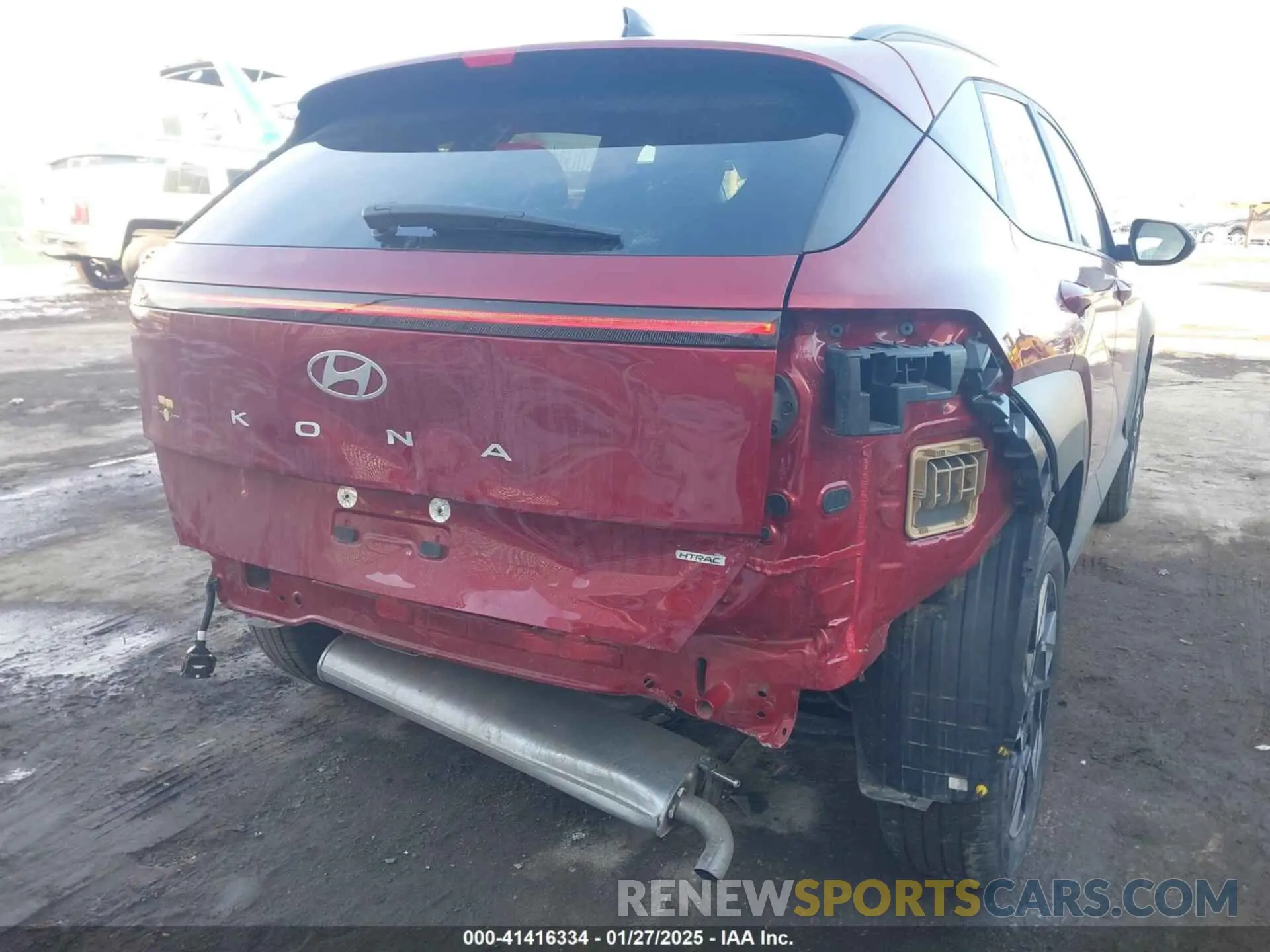 6 fotografías del automóvil dañado KM8HBCAB4RU077633 HYUNDAI KONA 2024