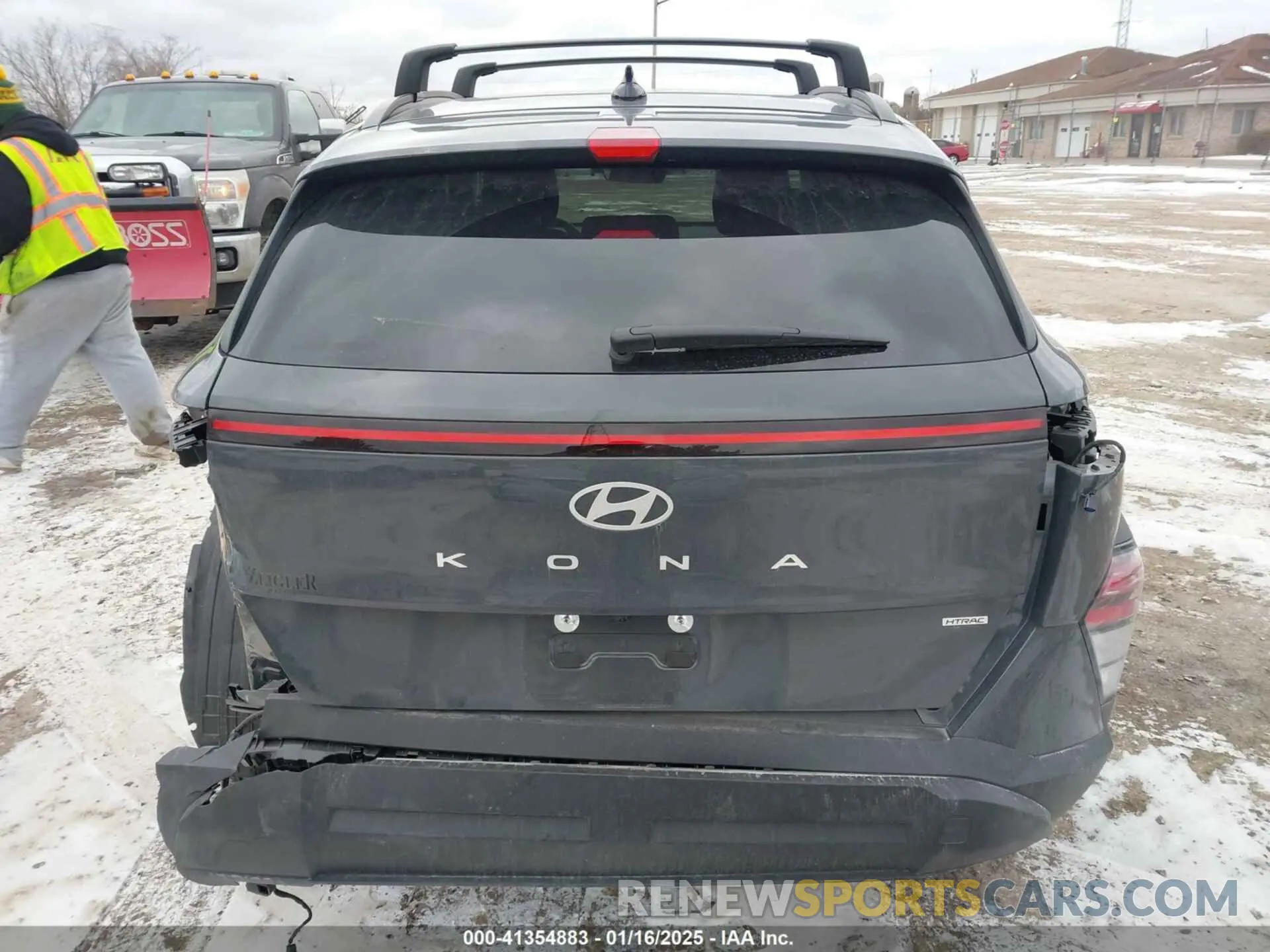 16 fotografías del automóvil dañado KM8HBCAB4RU104684 HYUNDAI KONA 2024