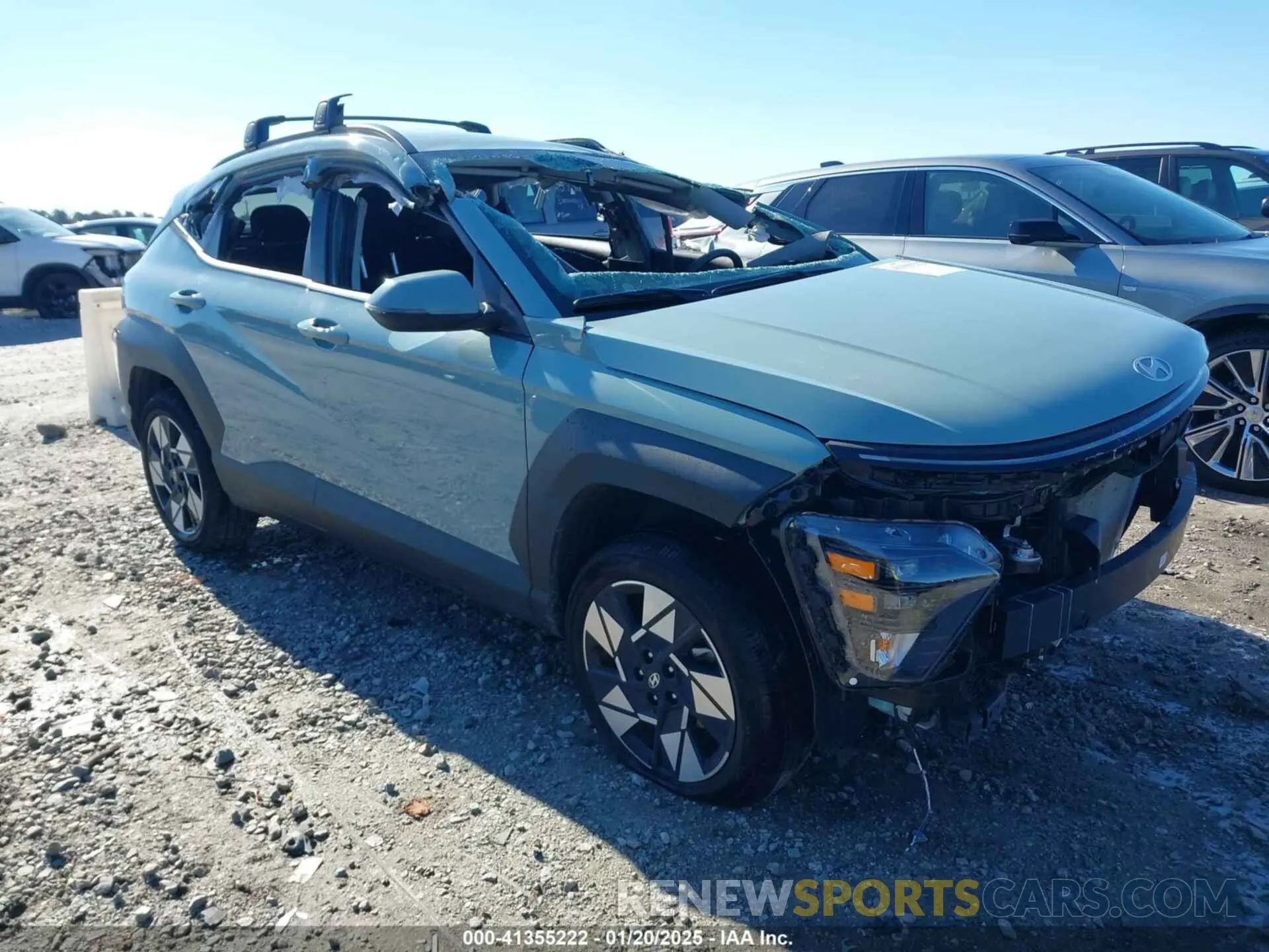 1 fotografías del automóvil dañado KM8HBCAB4RU162309 HYUNDAI KONA 2024