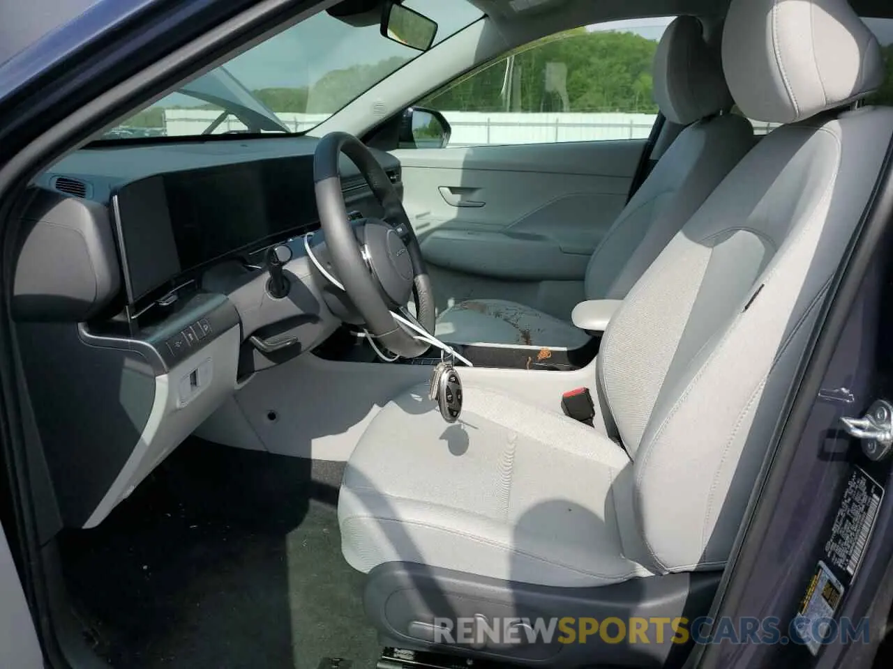 7 fotografías del automóvil dañado KM8HBCAB5RU165669 HYUNDAI KONA 2024