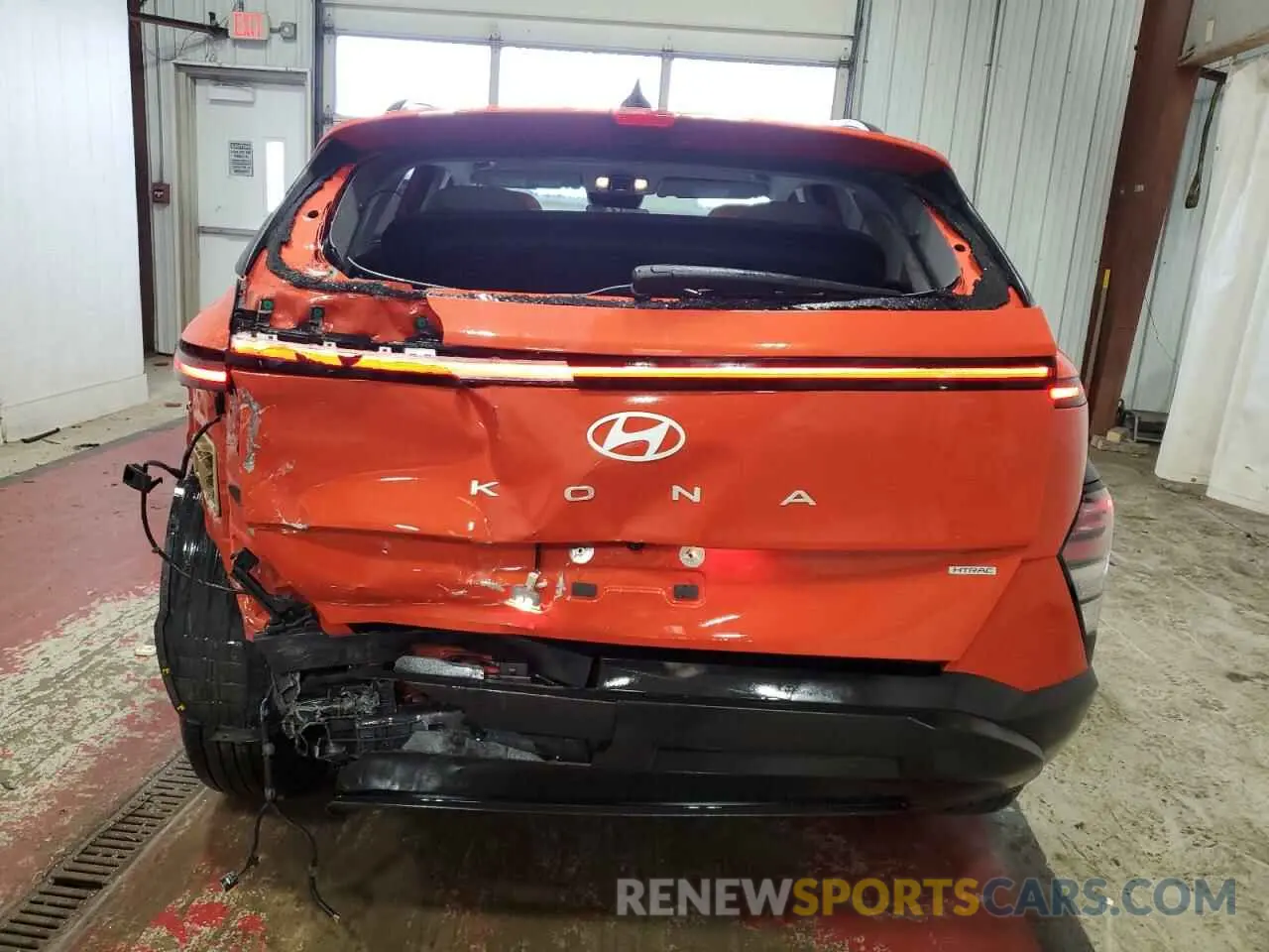 6 fotografías del automóvil dañado KM8HBCAB5RU172542 HYUNDAI KONA 2024