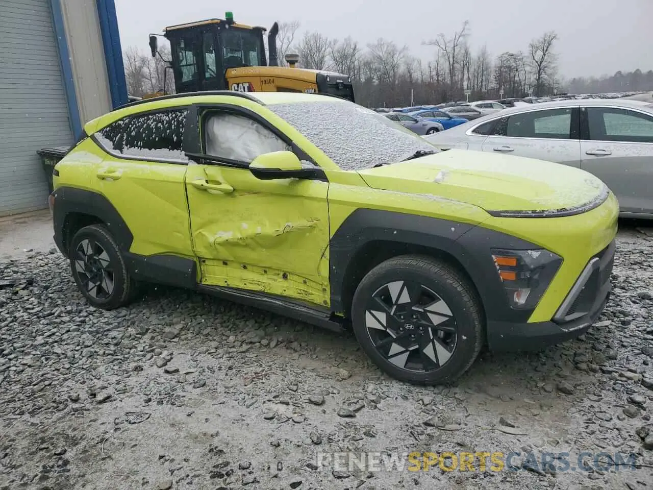 4 fotografías del automóvil dañado KM8HBCAB7RU078114 HYUNDAI KONA 2024