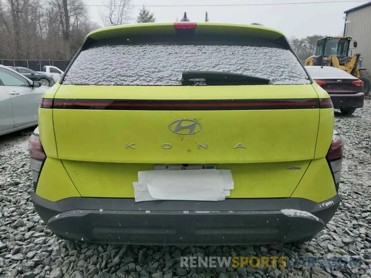 6 fotografías del automóvil dañado KM8HBCAB7RU078114 HYUNDAI KONA 2024