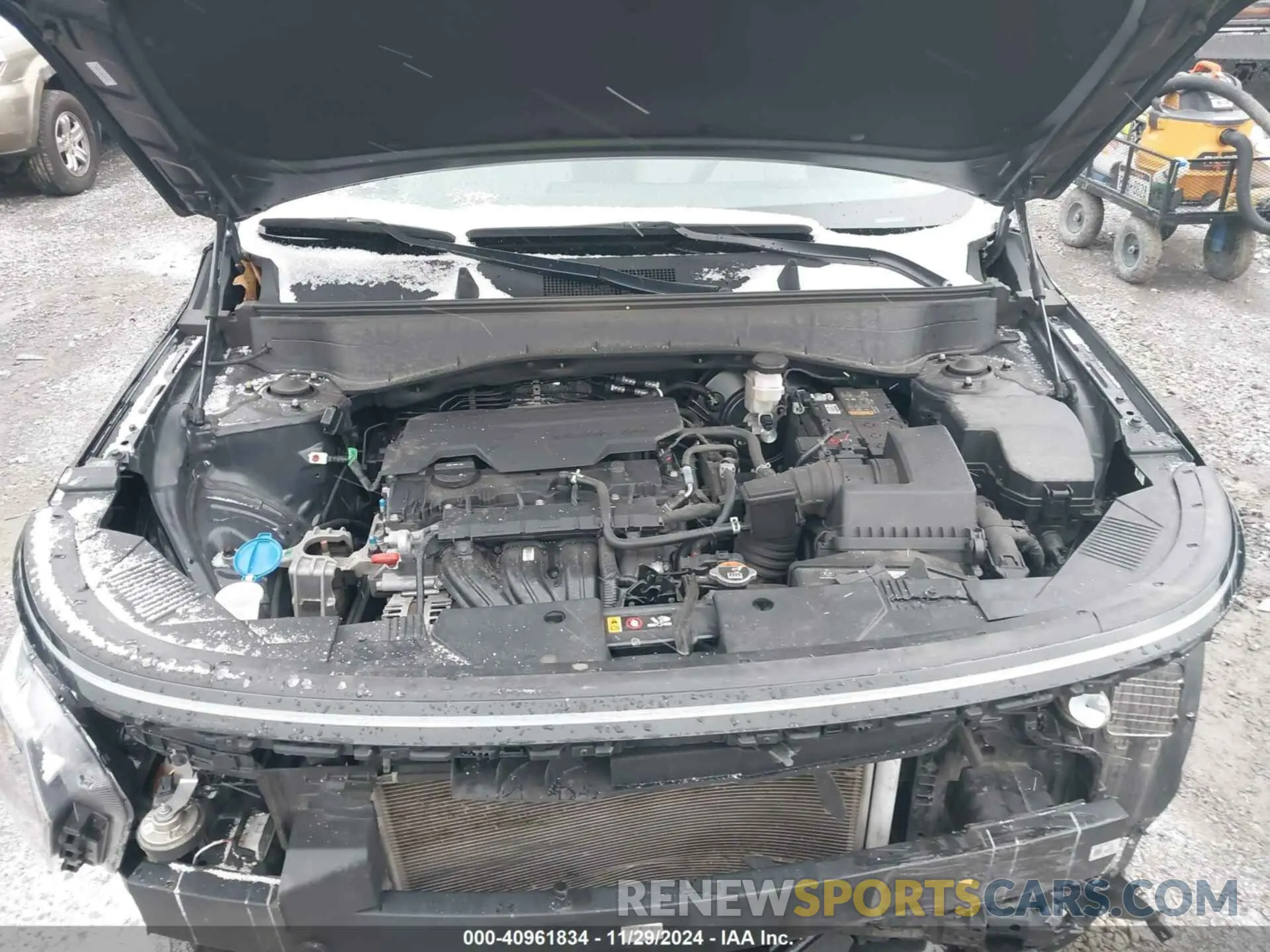 10 fotografías del automóvil dañado KM8HBCAB8RU085752 HYUNDAI KONA 2024