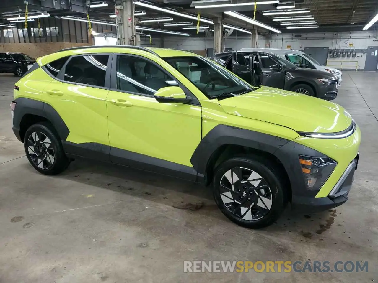 4 fotografías del automóvil dañado KM8HBCAB8RU127305 HYUNDAI KONA 2024