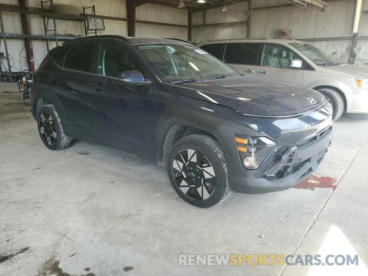 4 fotografías del automóvil dañado KM8HBCAB9RU147868 HYUNDAI KONA 2024