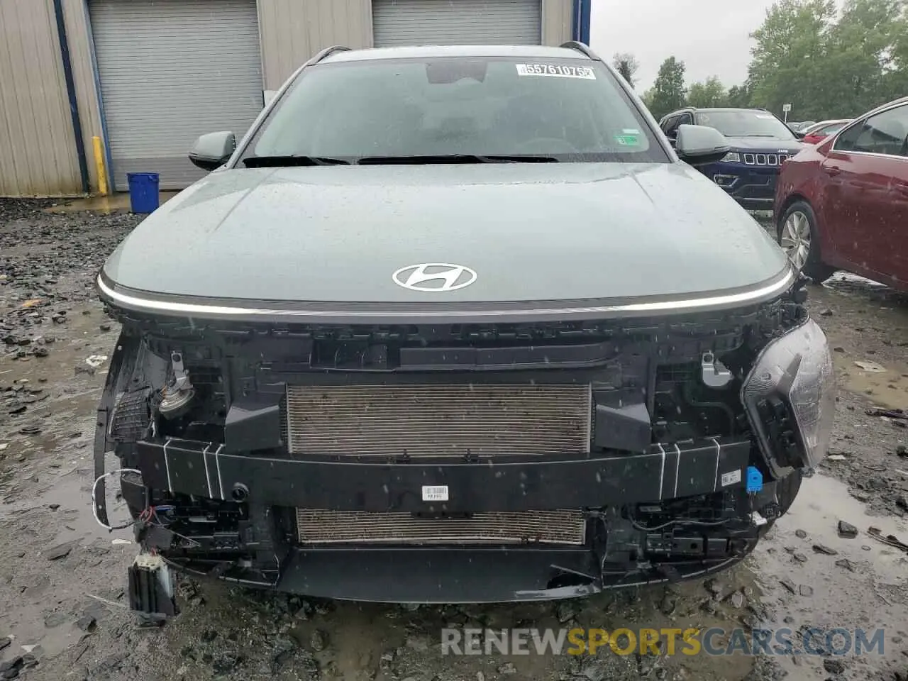 5 fotografías del automóvil dañado KM8HBCABXRU071075 HYUNDAI KONA 2024