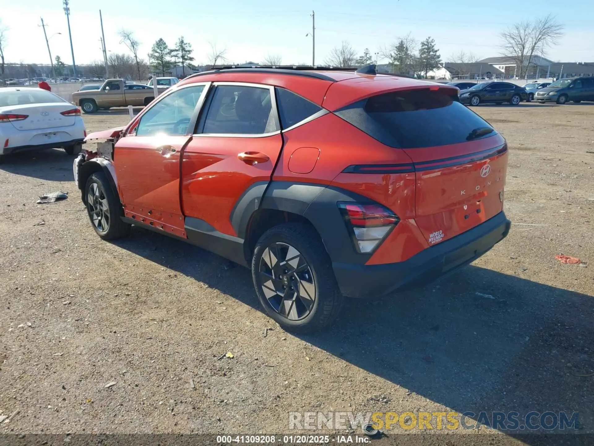 3 fotografías del automóvil dañado KM8HBCABXRU096414 HYUNDAI KONA 2024