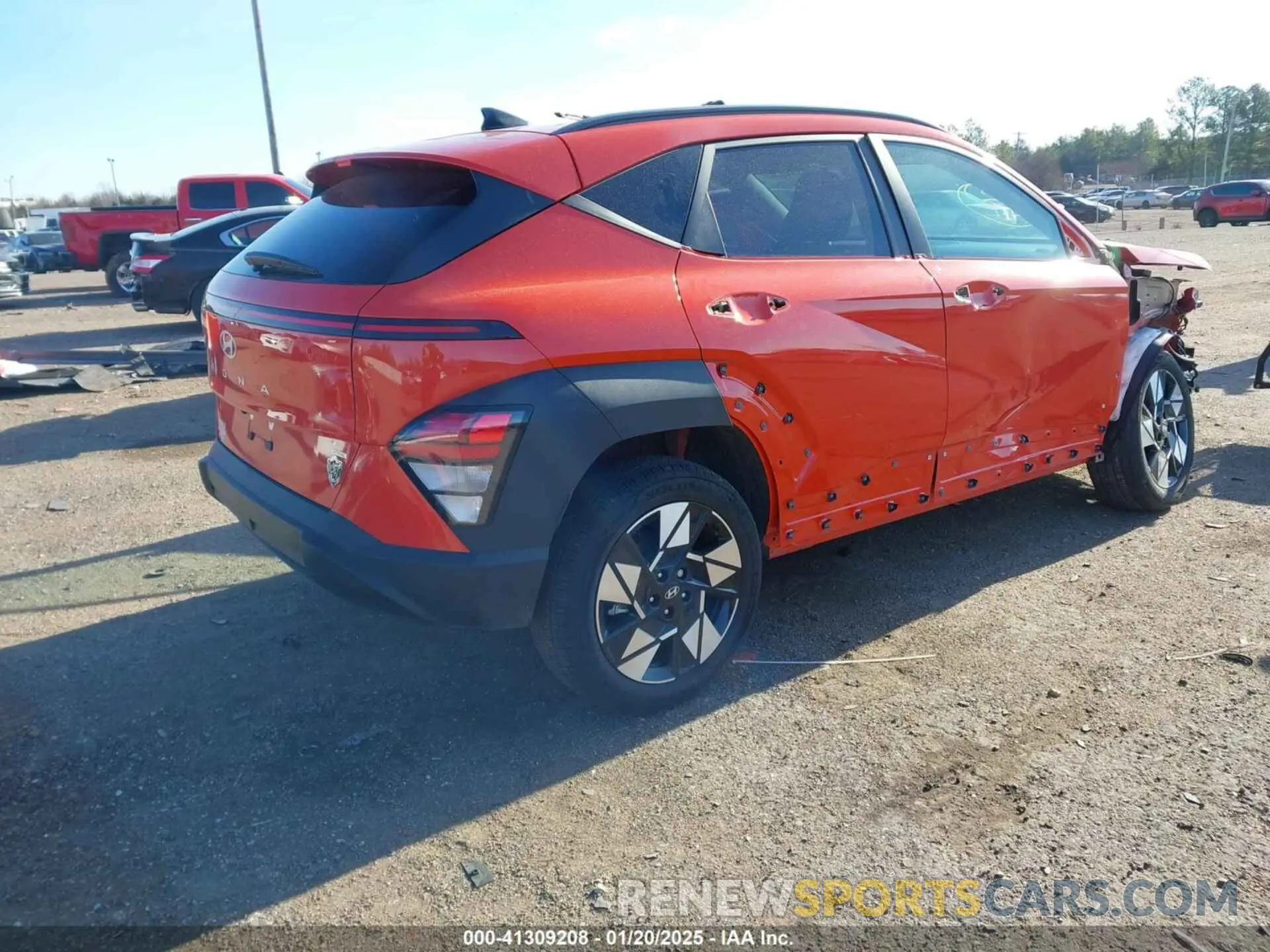 4 fotografías del automóvil dañado KM8HBCABXRU096414 HYUNDAI KONA 2024