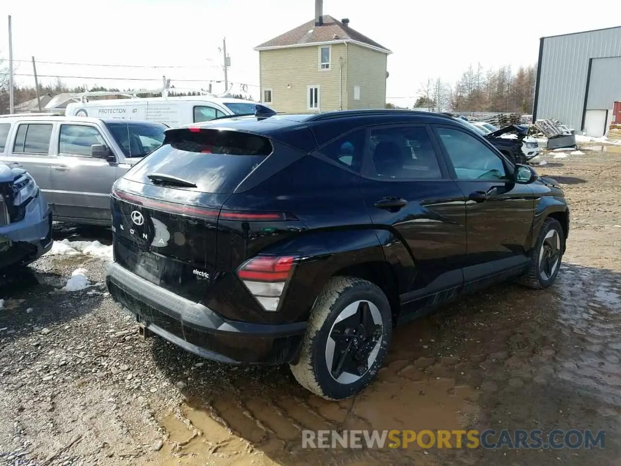 3 fotografías del automóvil dañado KM8HC3A60RU004422 HYUNDAI KONA 2024