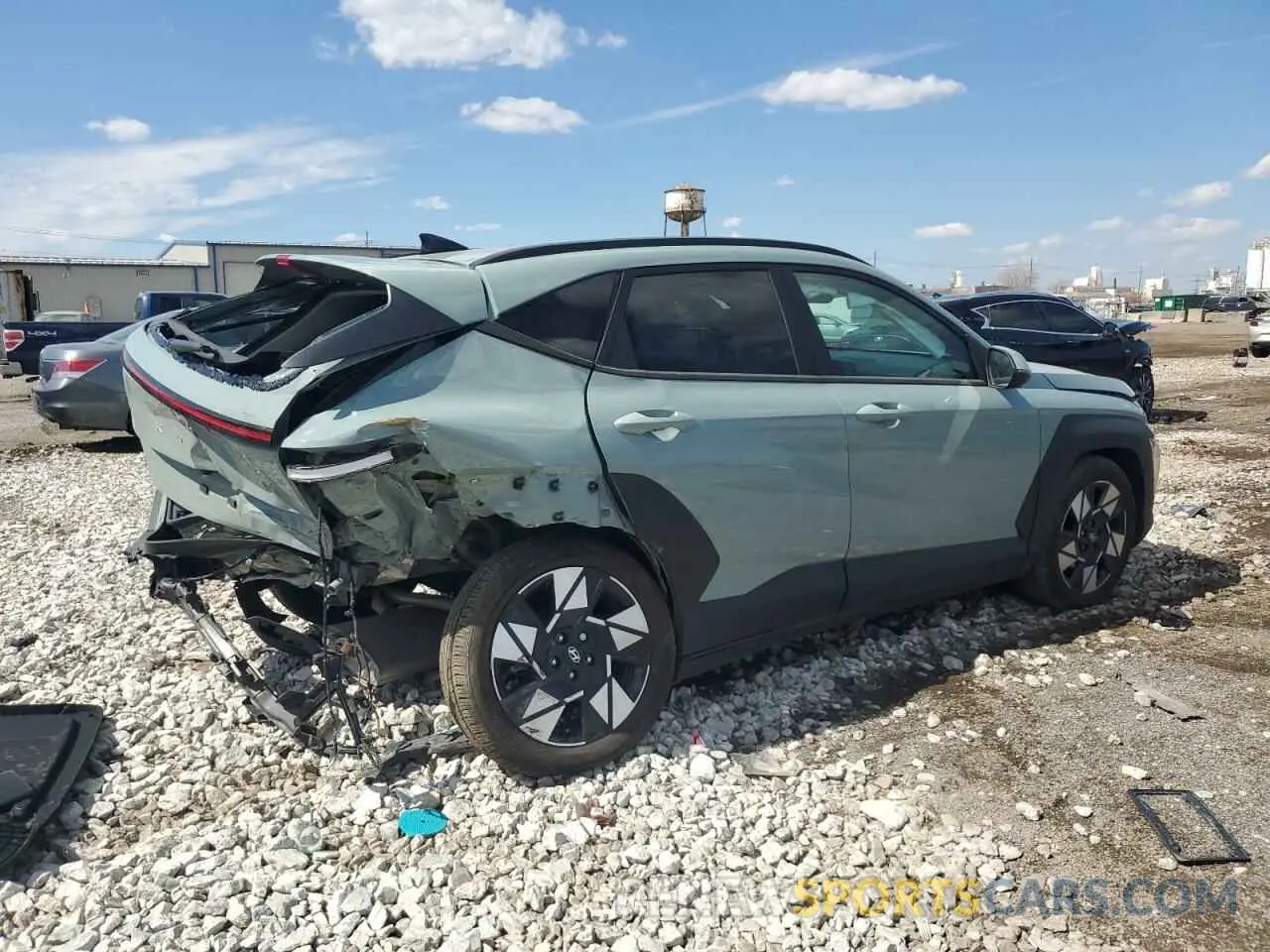 3 fotografías del automóvil dañado KM8HC3AB1RU102114 HYUNDAI KONA 2024