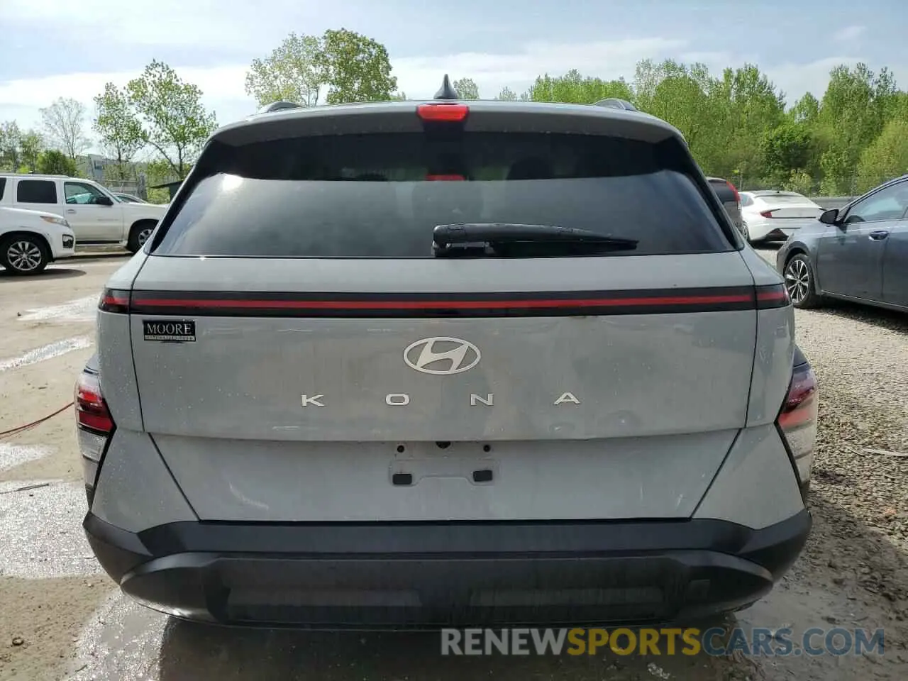 6 fotografías del automóvil dañado KM8HC3AB1RU137557 HYUNDAI KONA 2024