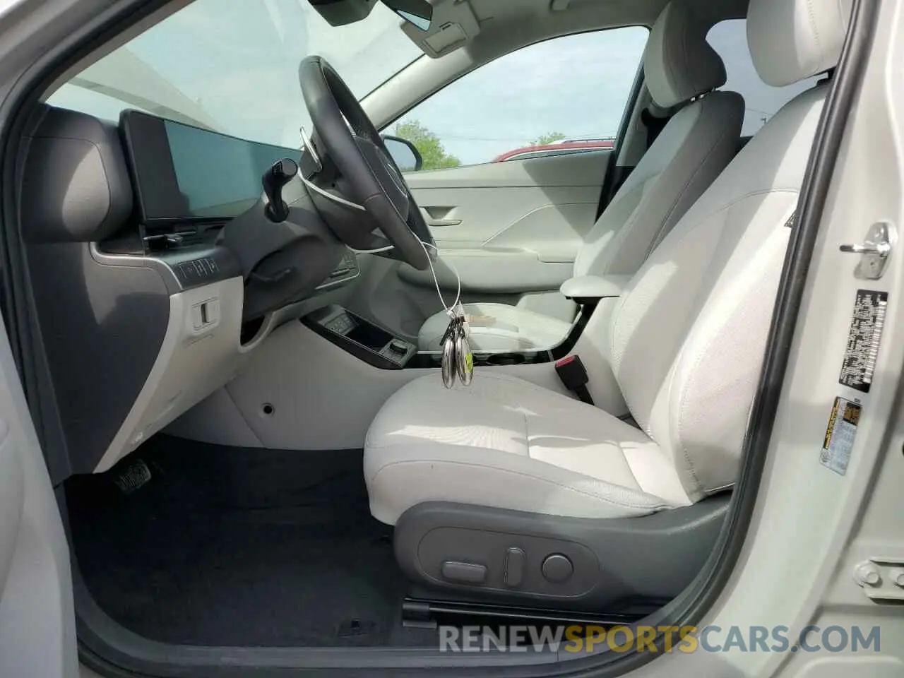 7 fotografías del automóvil dañado KM8HC3AB1RU137557 HYUNDAI KONA 2024