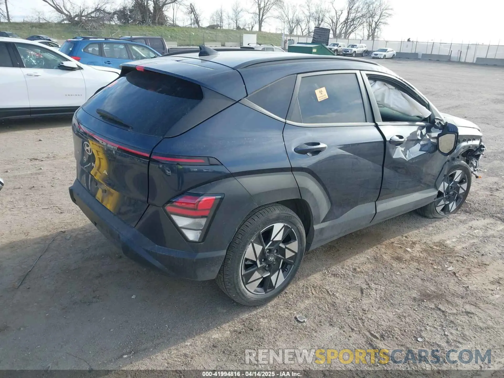 4 fotografías del automóvil dañado KM8HC3AB2RU074615 HYUNDAI KONA 2024