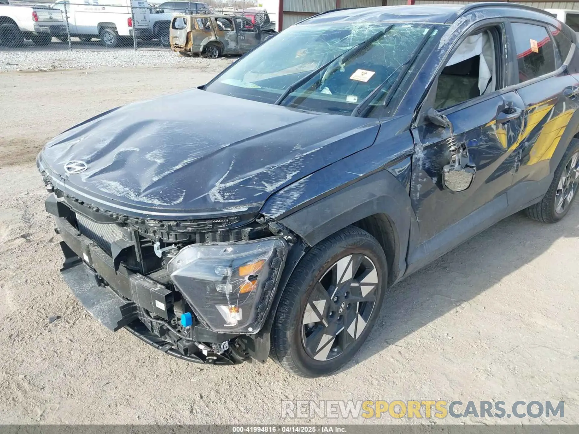 6 fotografías del automóvil dañado KM8HC3AB2RU074615 HYUNDAI KONA 2024