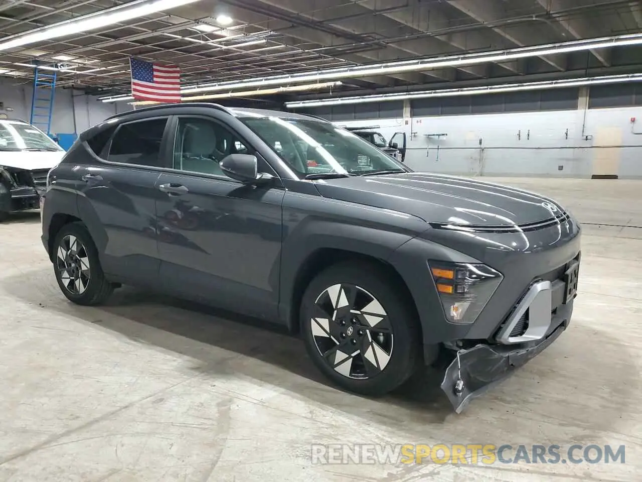 4 fotografías del automóvil dañado KM8HC3AB3RU138337 HYUNDAI KONA 2024