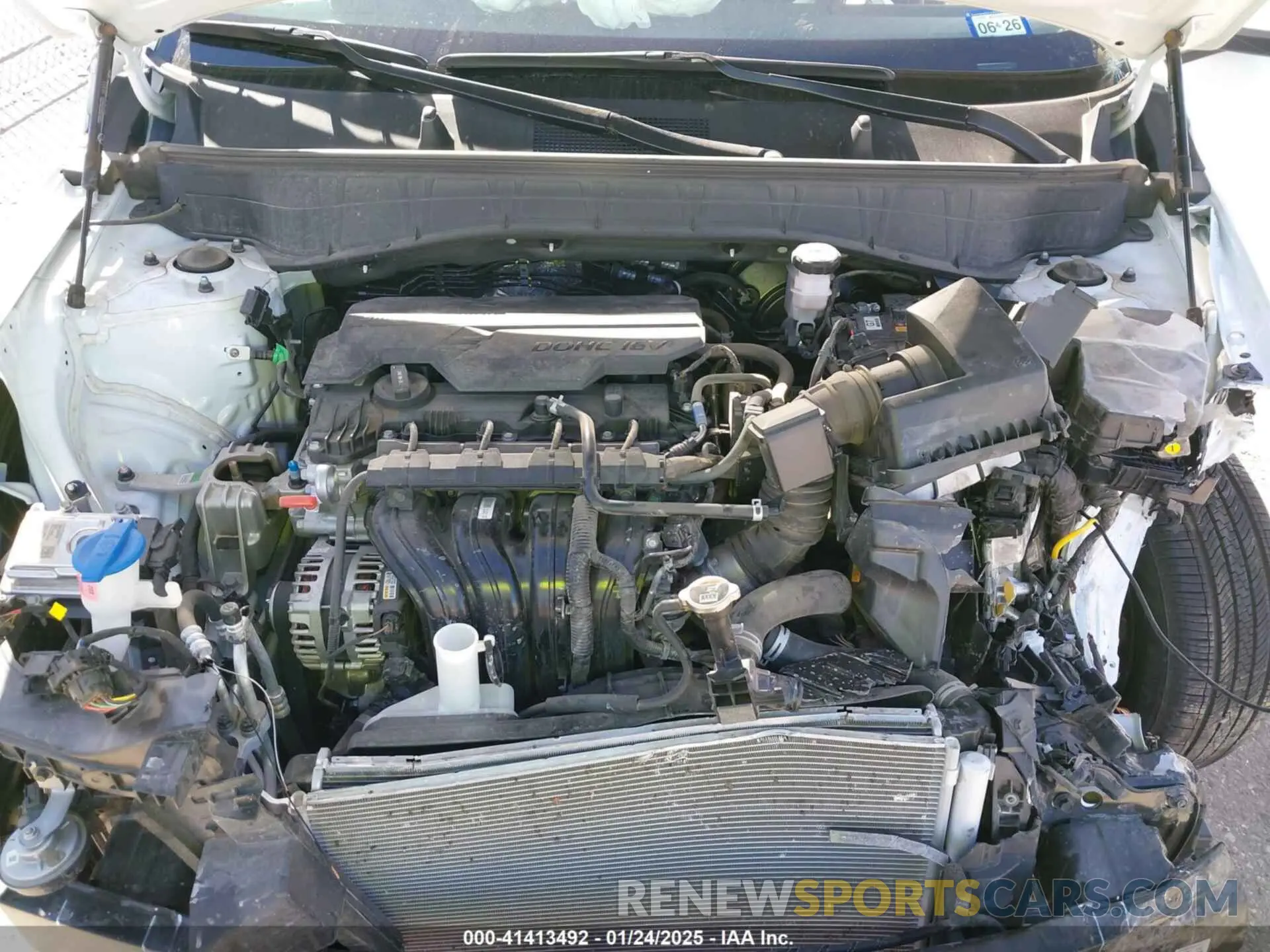 10 fotografías del automóvil dañado KM8HC3AB5RU143863 HYUNDAI KONA 2024