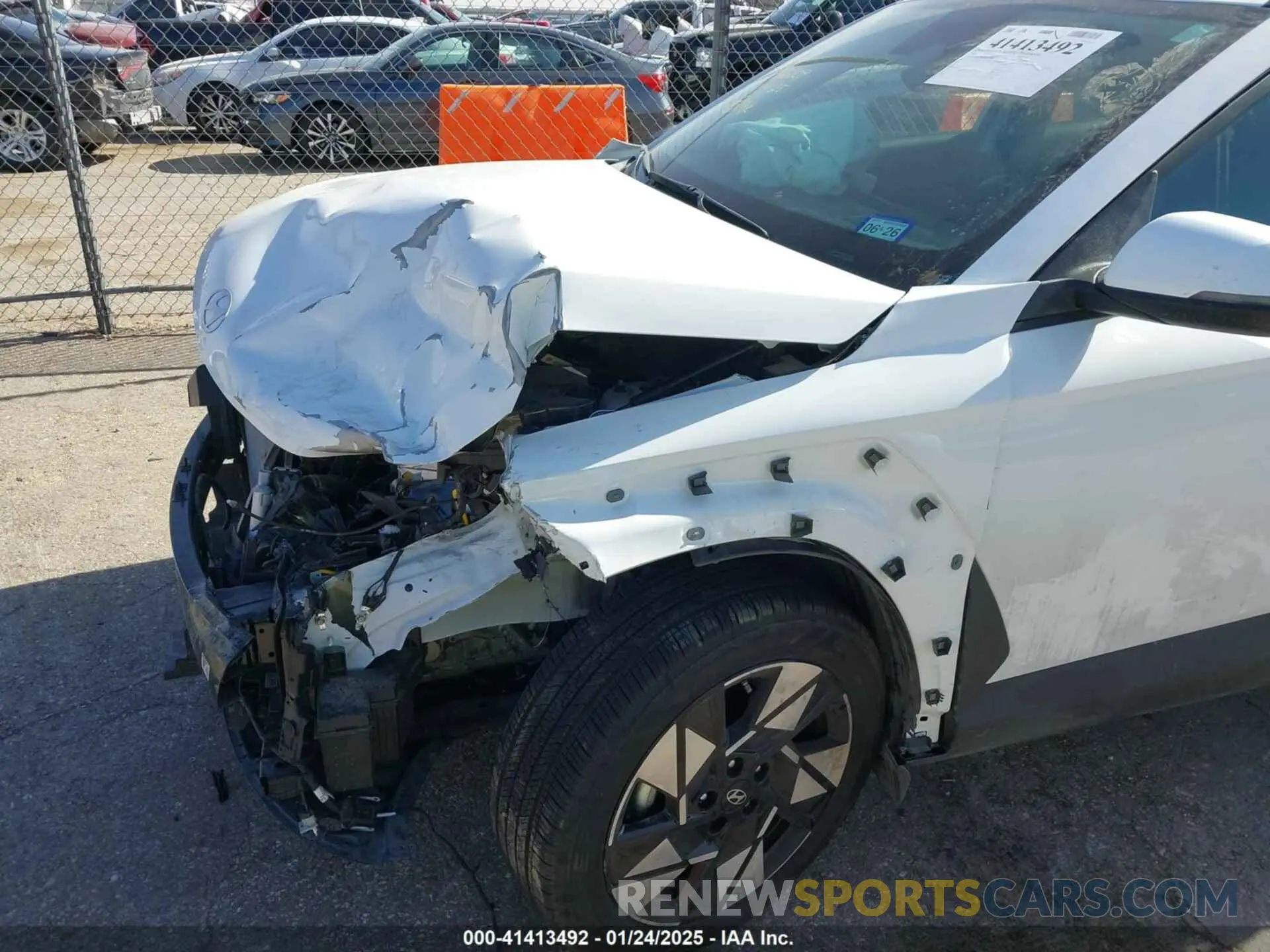 6 fotografías del automóvil dañado KM8HC3AB5RU143863 HYUNDAI KONA 2024