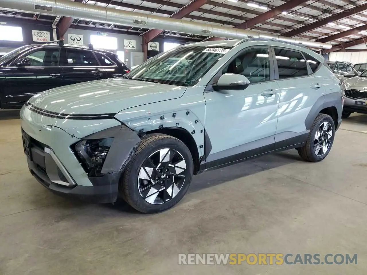 1 fotografías del automóvil dañado KM8HCCAB0RU044075 HYUNDAI KONA 2024