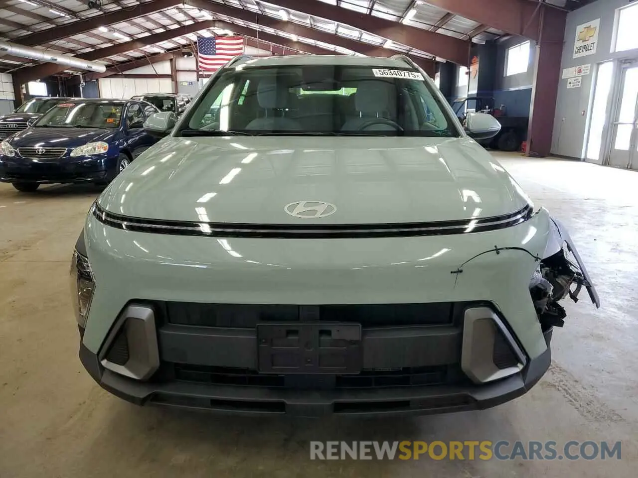 5 fotografías del automóvil dañado KM8HCCAB0RU044075 HYUNDAI KONA 2024