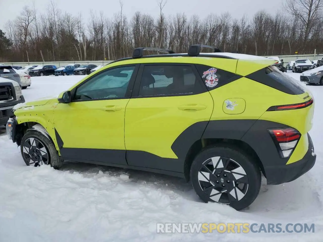2 fotografías del automóvil dañado KM8HCCAB0RU072233 HYUNDAI KONA 2024
