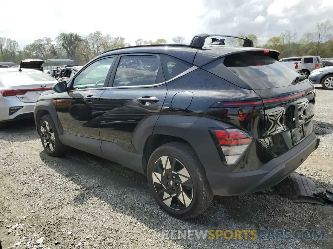 2 fotografías del automóvil dañado KM8HCCAB0RU158626 HYUNDAI KONA 2024