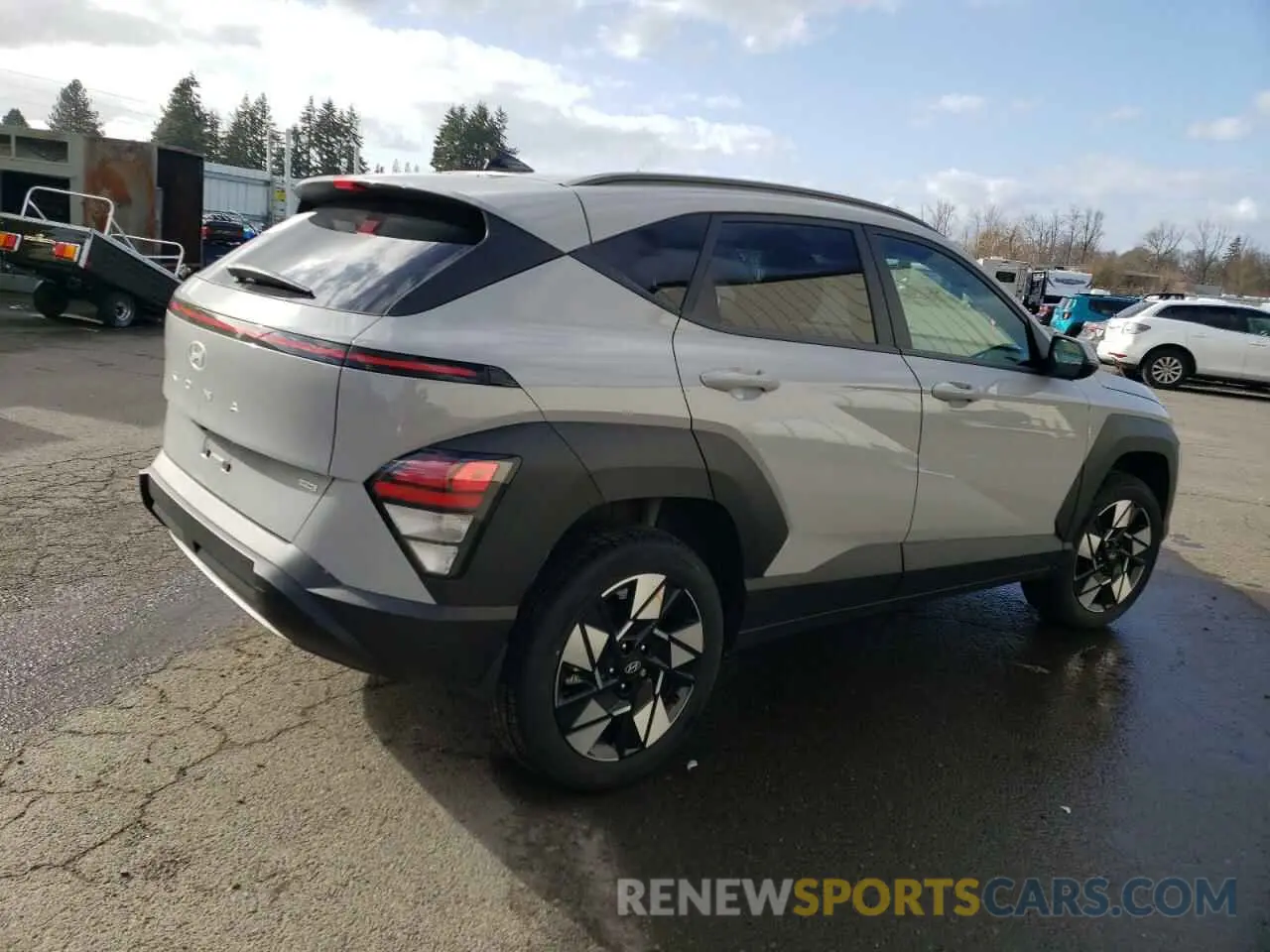 3 fotografías del automóvil dañado KM8HCCAB1RU044540 HYUNDAI KONA 2024