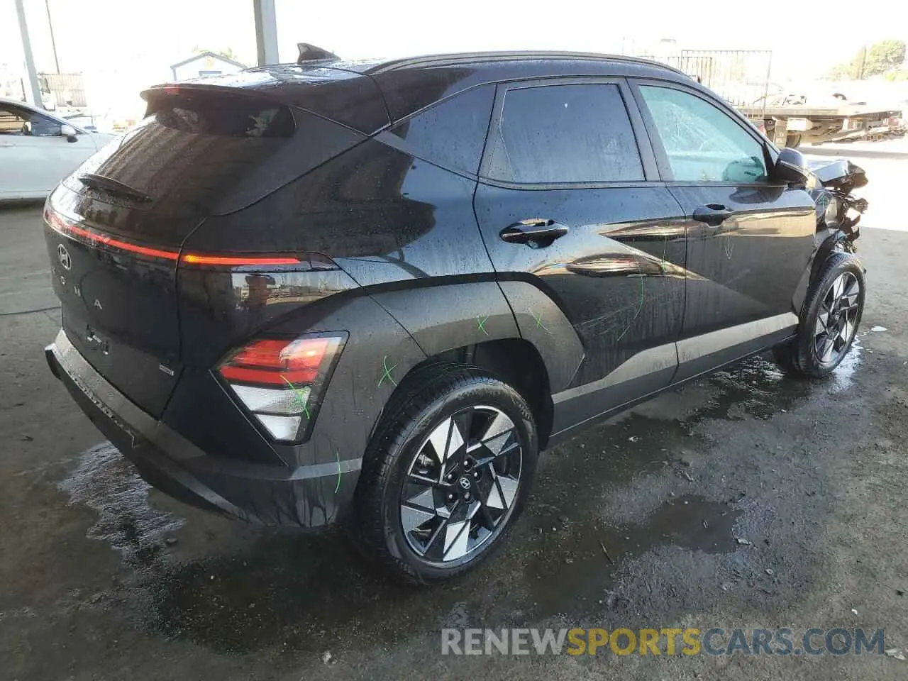 3 fotografías del automóvil dañado KM8HCCAB2RU079135 HYUNDAI KONA 2024