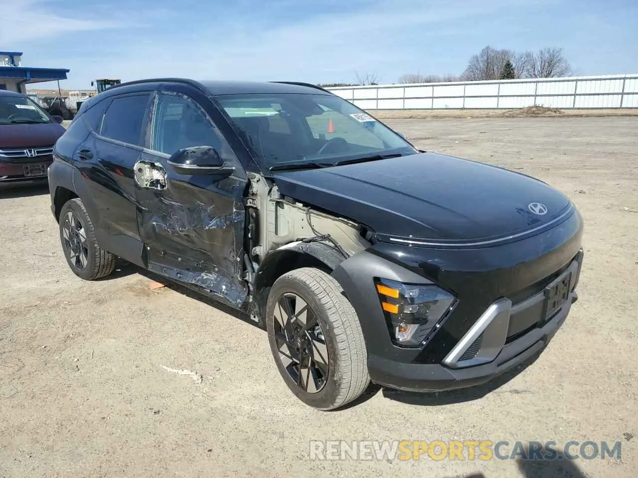 4 fotografías del automóvil dañado KM8HCCAB2RU107516 HYUNDAI KONA 2024