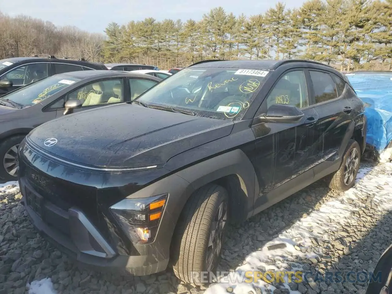 1 fotografías del automóvil dañado KM8HCCAB3RU074543 HYUNDAI KONA 2024