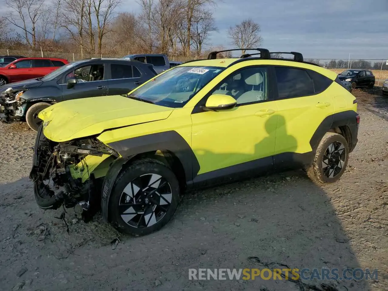 1 fotografías del automóvil dañado KM8HCCAB5RU105470 HYUNDAI KONA 2024