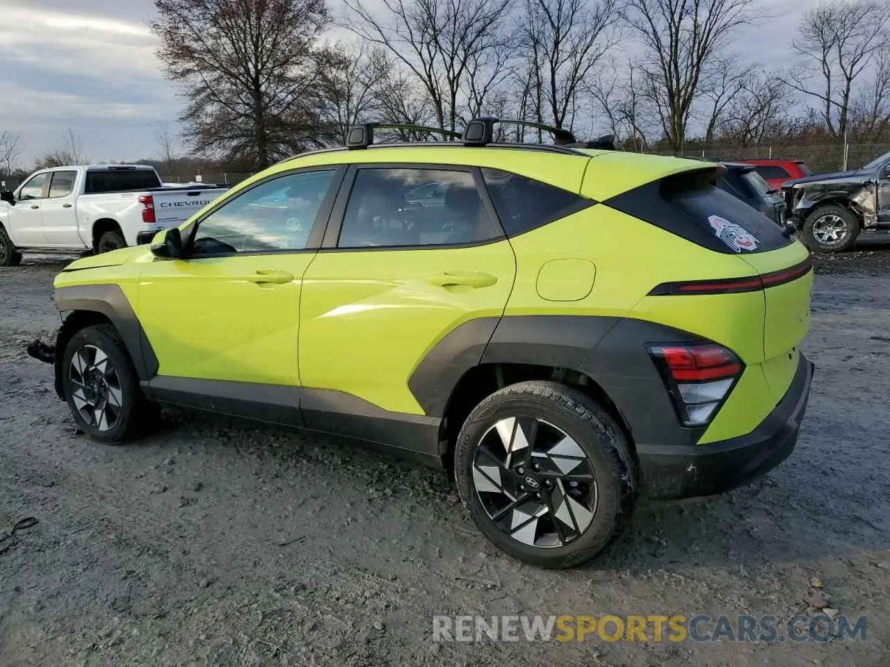 2 fotografías del automóvil dañado KM8HCCAB5RU105470 HYUNDAI KONA 2024