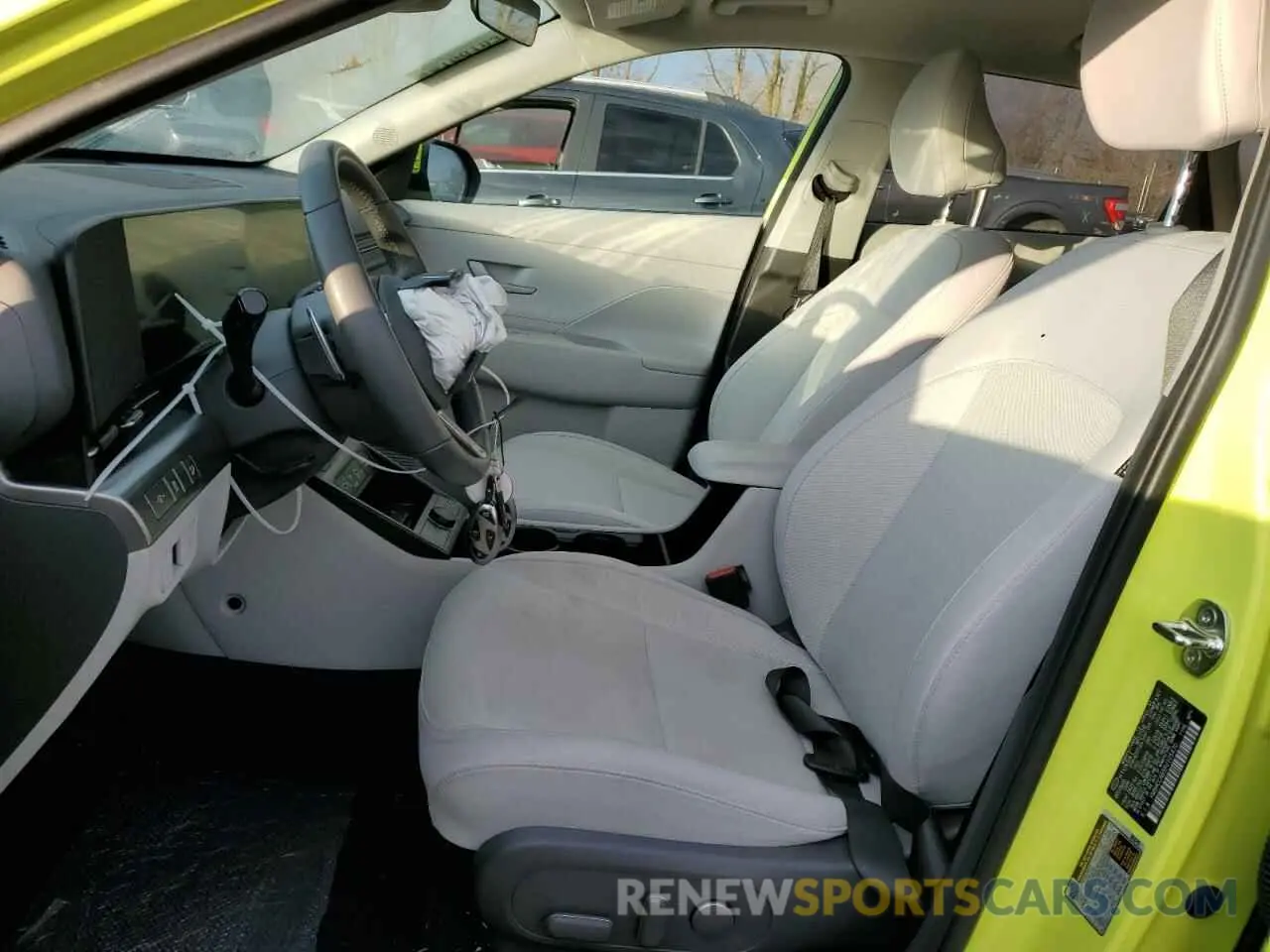7 fotografías del automóvil dañado KM8HCCAB5RU105470 HYUNDAI KONA 2024