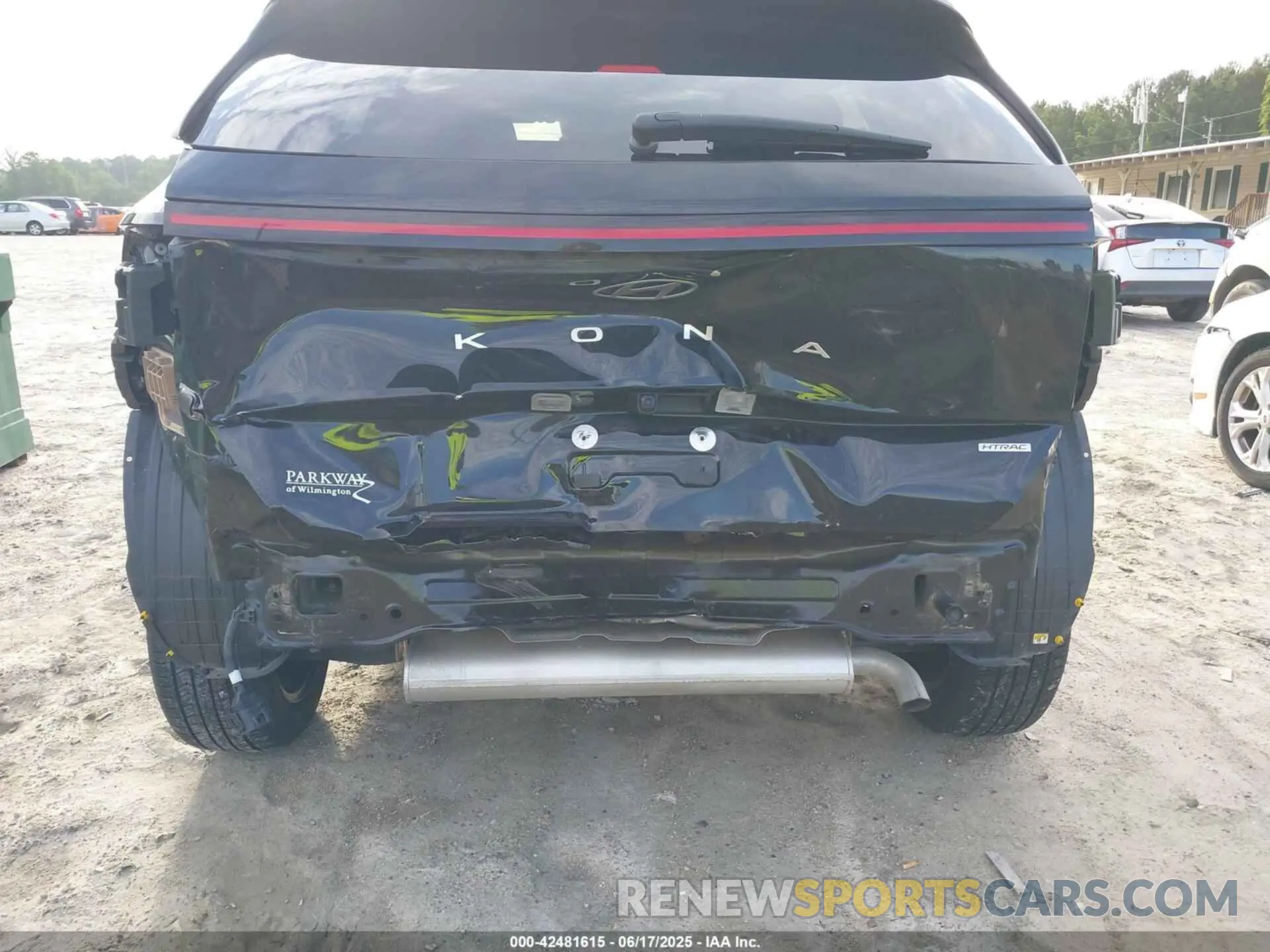 6 fotografías del automóvil dañado KM8HCCAB6RU081180 HYUNDAI KONA 2024