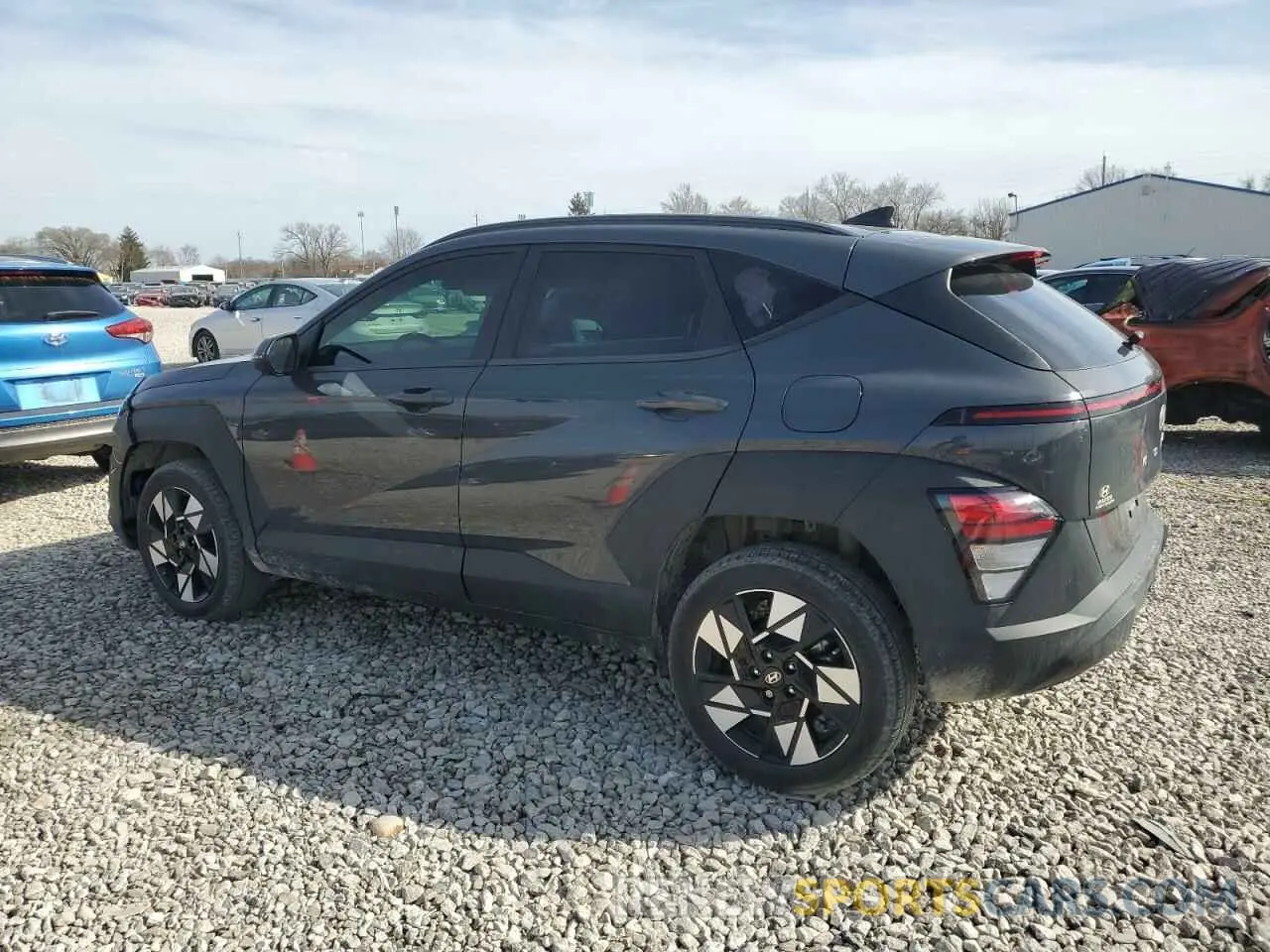 2 fotografías del automóvil dañado KM8HCCAB7RU099672 HYUNDAI KONA 2024