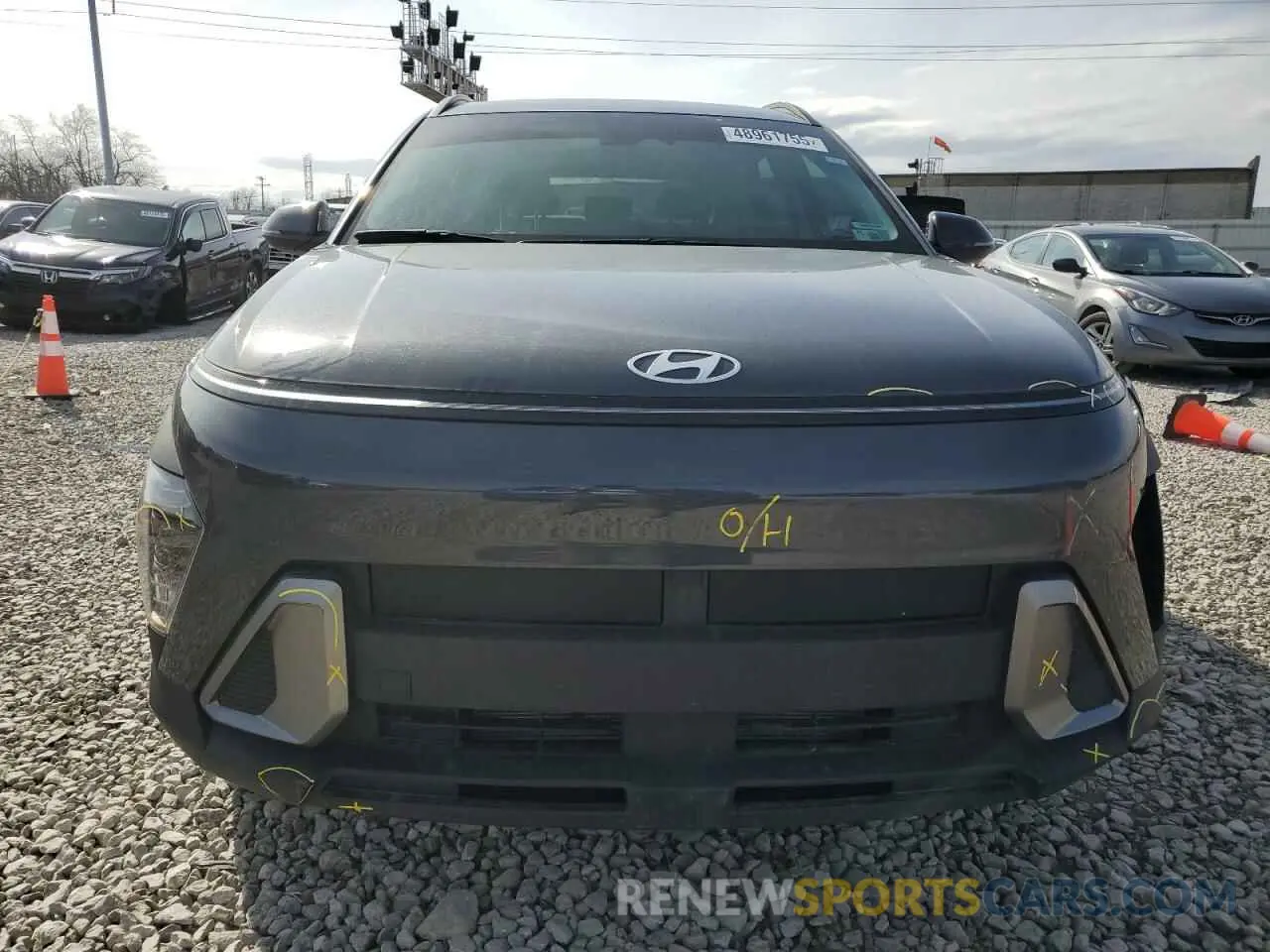 5 fotografías del automóvil dañado KM8HCCAB7RU099672 HYUNDAI KONA 2024