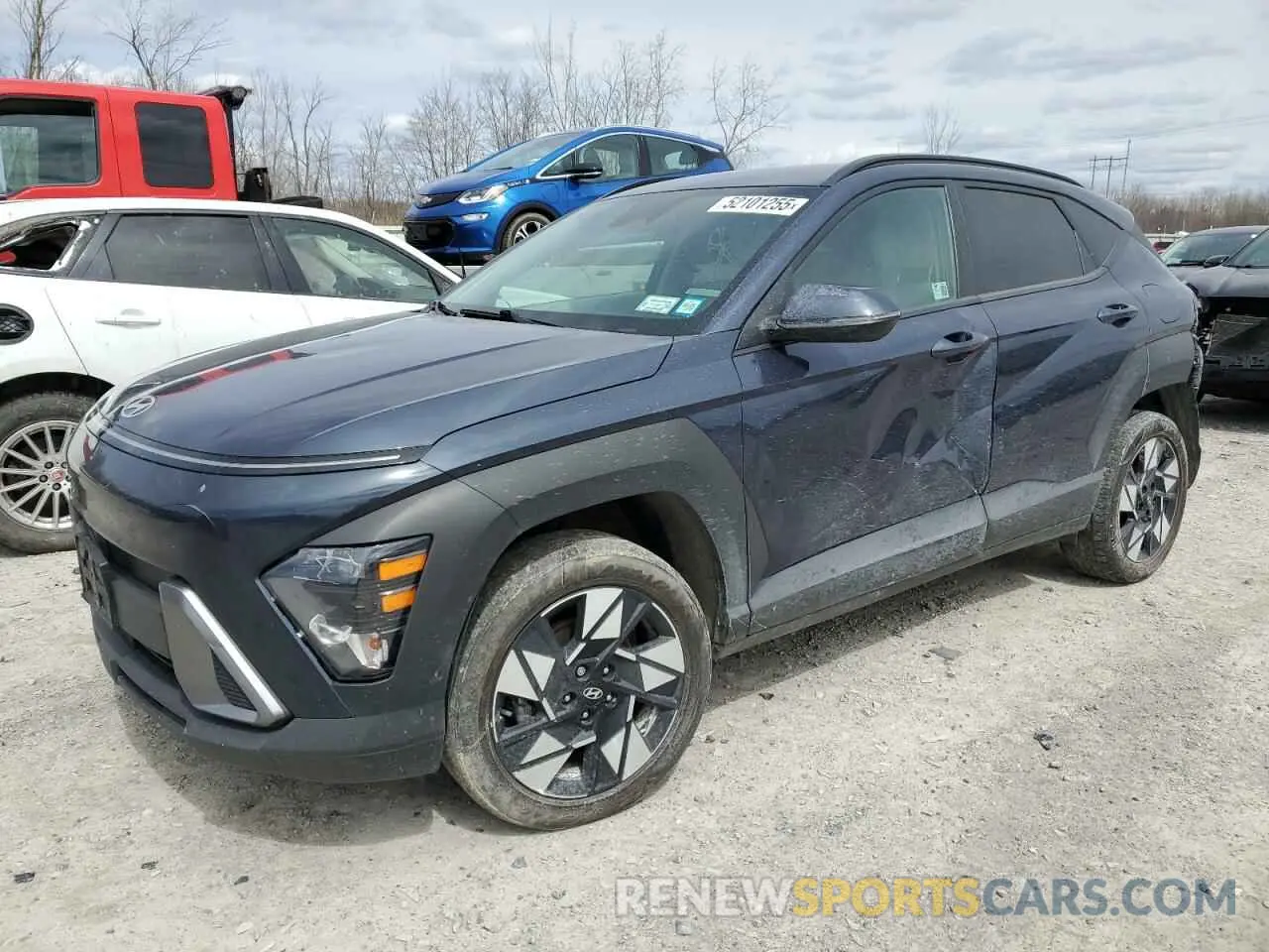 1 fotografías del automóvil dañado KM8HCCAB7RU104076 HYUNDAI KONA 2024