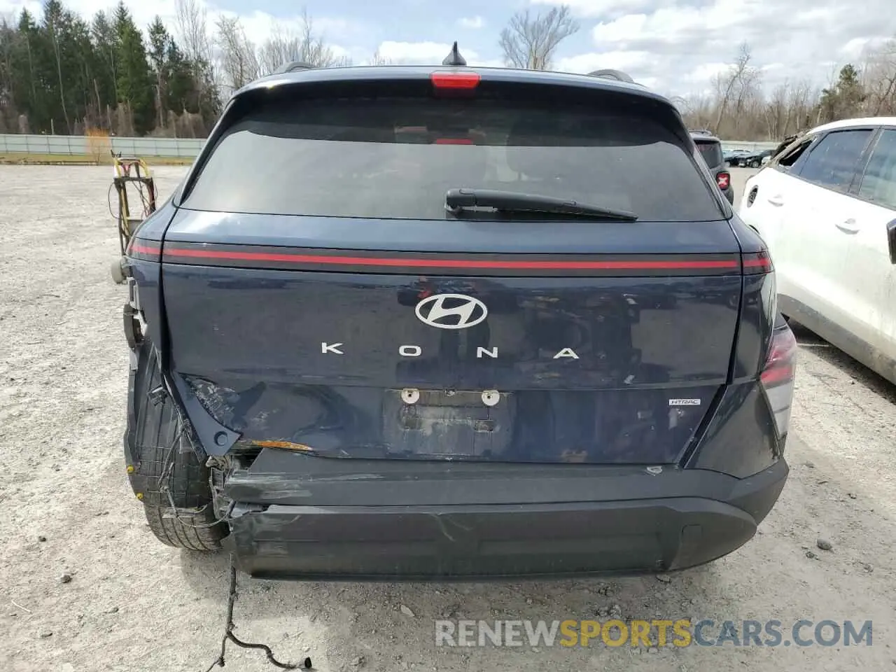 6 fotografías del automóvil dañado KM8HCCAB7RU104076 HYUNDAI KONA 2024