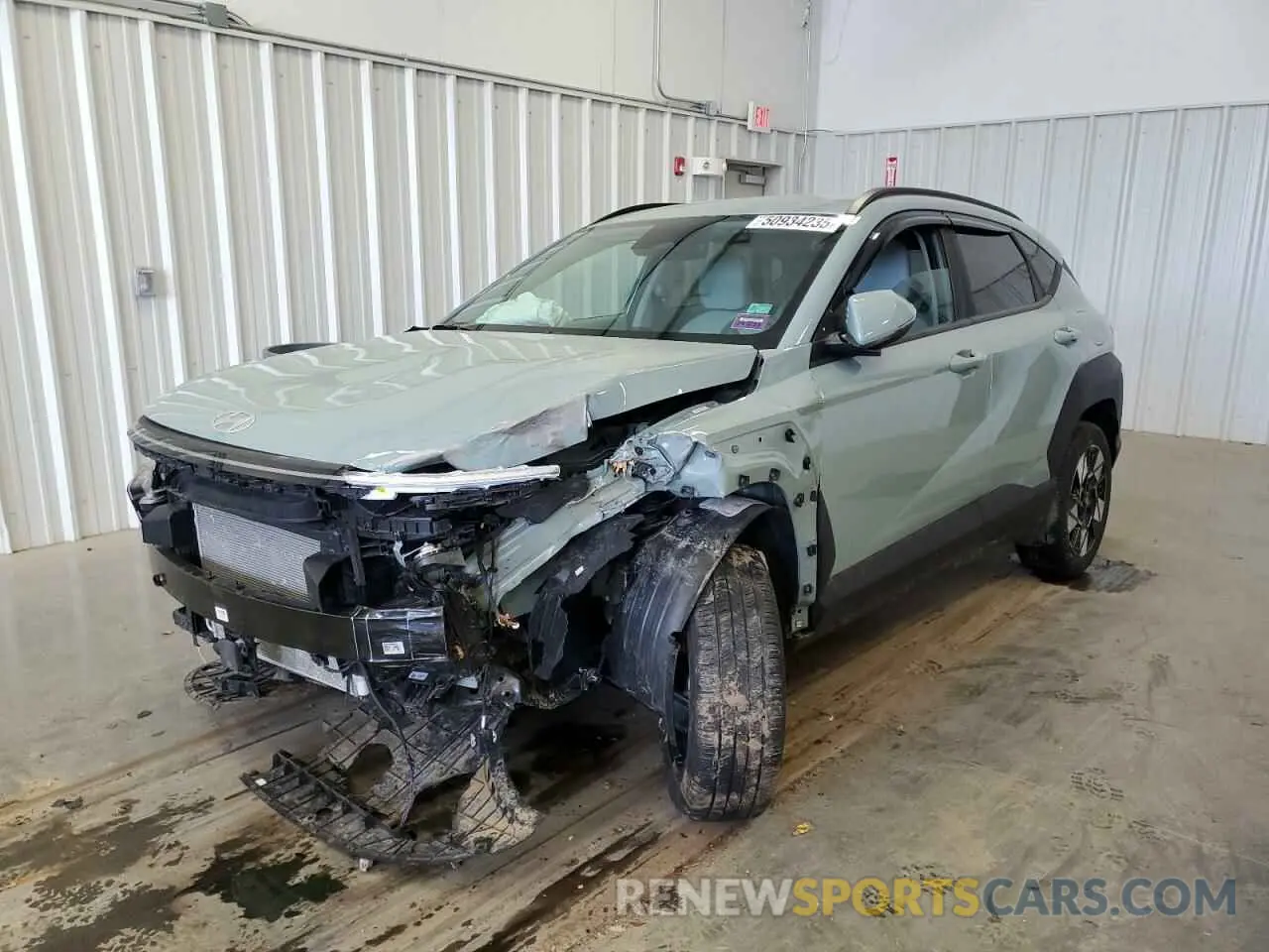 1 fotografías del automóvil dañado KM8HCCAB9RU072568 HYUNDAI KONA 2024