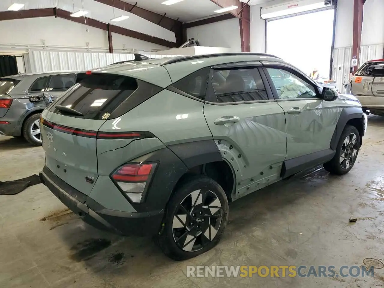 3 fotografías del automóvil dañado KM8HCCAB9RU072568 HYUNDAI KONA 2024