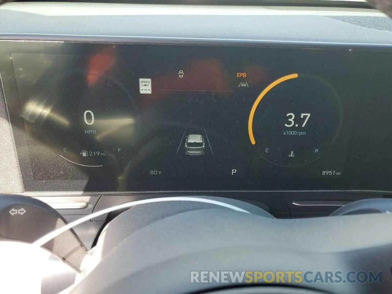 9 fotografías del automóvil dañado KM8HE3A31RU158038 HYUNDAI KONA 2024