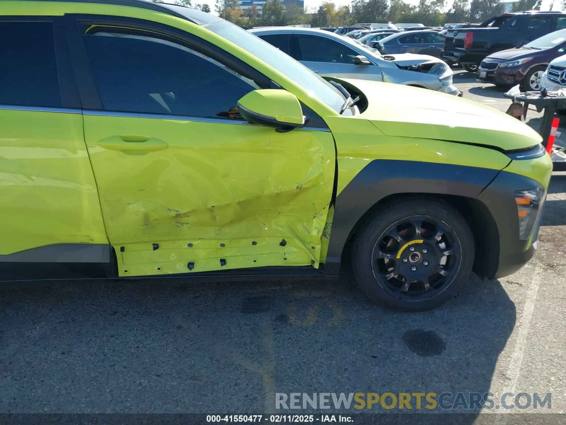 6 fotografías del automóvil dañado KM8HE3A32RU108653 HYUNDAI KONA 2024