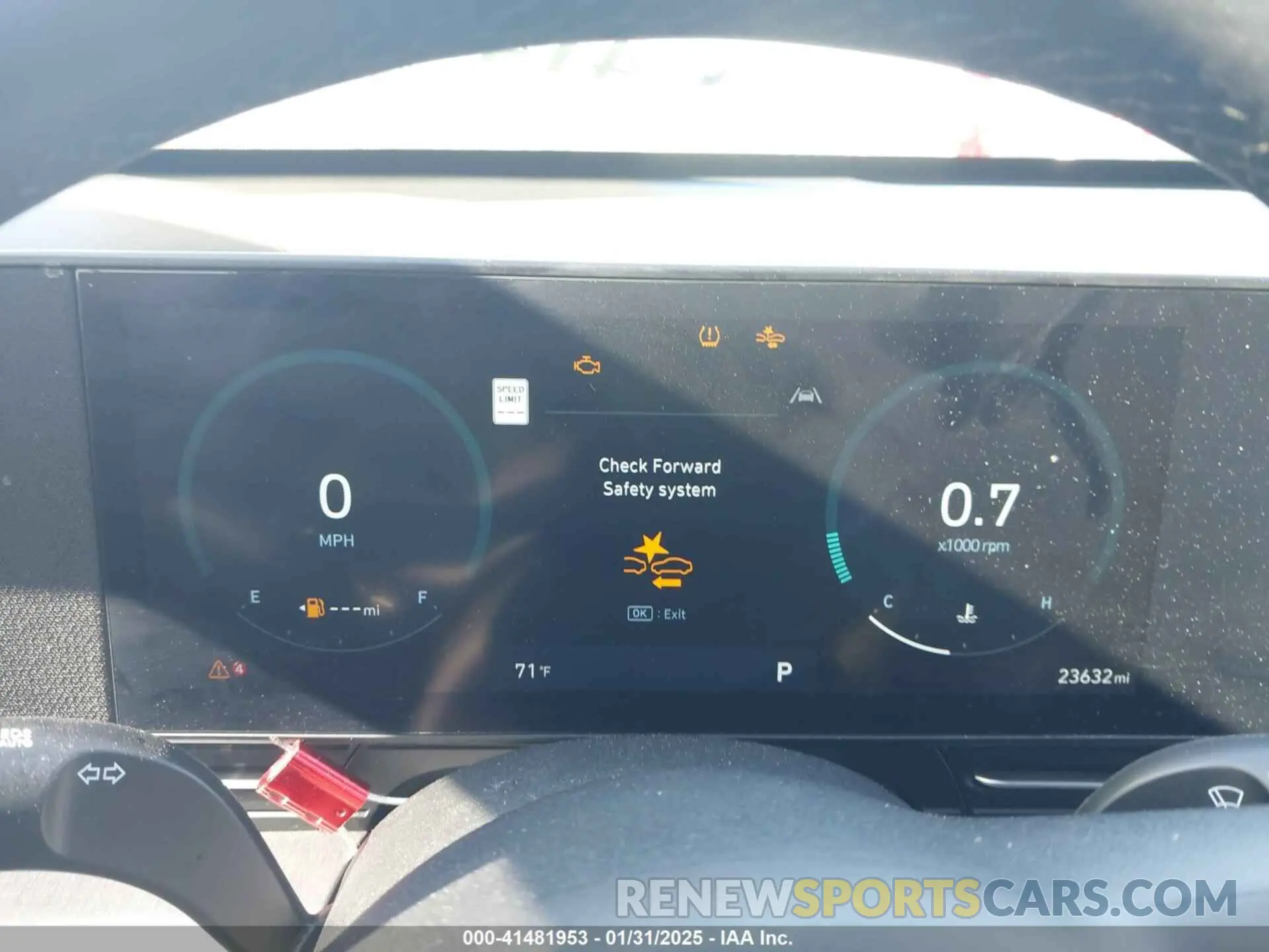 7 fotografías del automóvil dañado KM8HE3A34RU027329 HYUNDAI KONA 2024