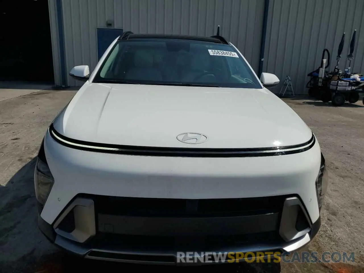 5 fotografías del automóvil dañado KM8HE3A34RU120786 HYUNDAI KONA 2024