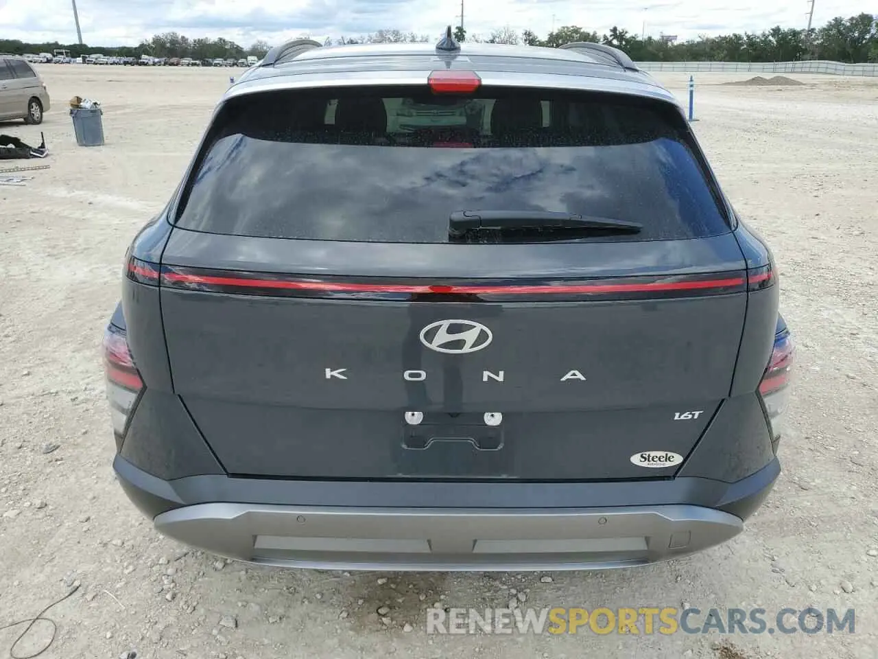 6 fotografías del automóvil dañado KM8HE3A38RU122198 HYUNDAI KONA 2024