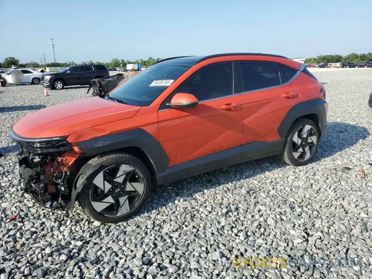 1 fotografías del automóvil dañado KM8HE3A3XRU081704 HYUNDAI KONA 2024
